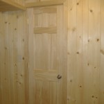 Six panel wood door